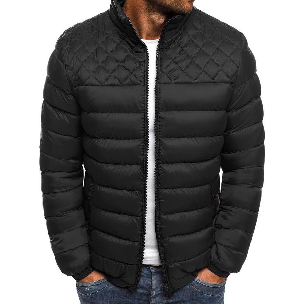 Veste matelassée coupe-vent et imperméable pour homme