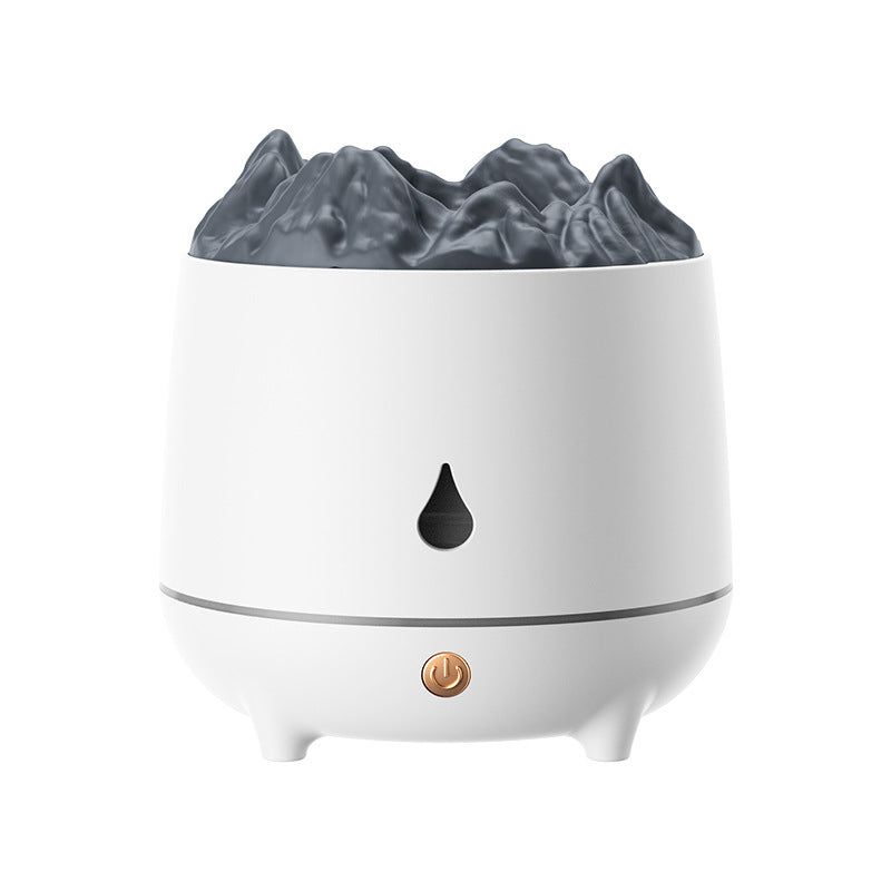 Volcano Flame Aroma Diffuser – Essential Oil Humidifier with LED Light & Auto Shut-Off