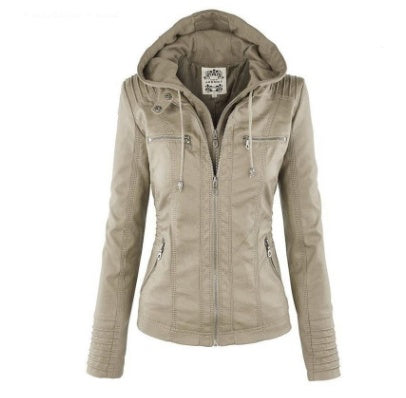 Veste d'été en cuir pour femme