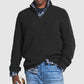 Men's Ribbed Knit Half-Zip Sweater – Timeless Style & Warmth