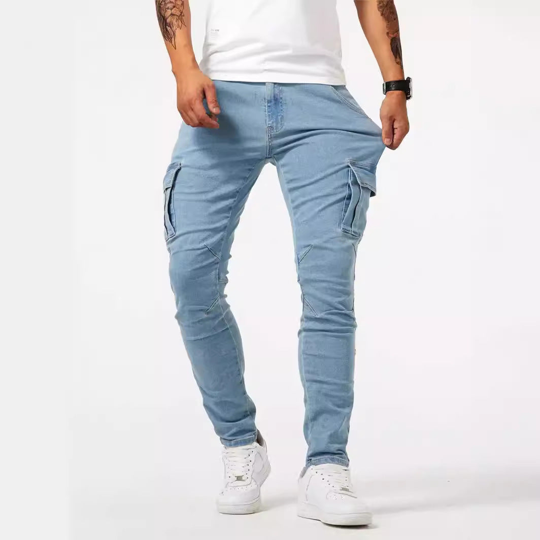 Pantalon cargo slim fit