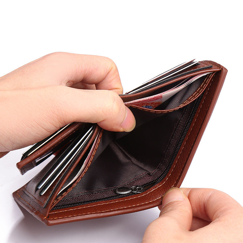 Men's Leather Wallet - Compact & Durable