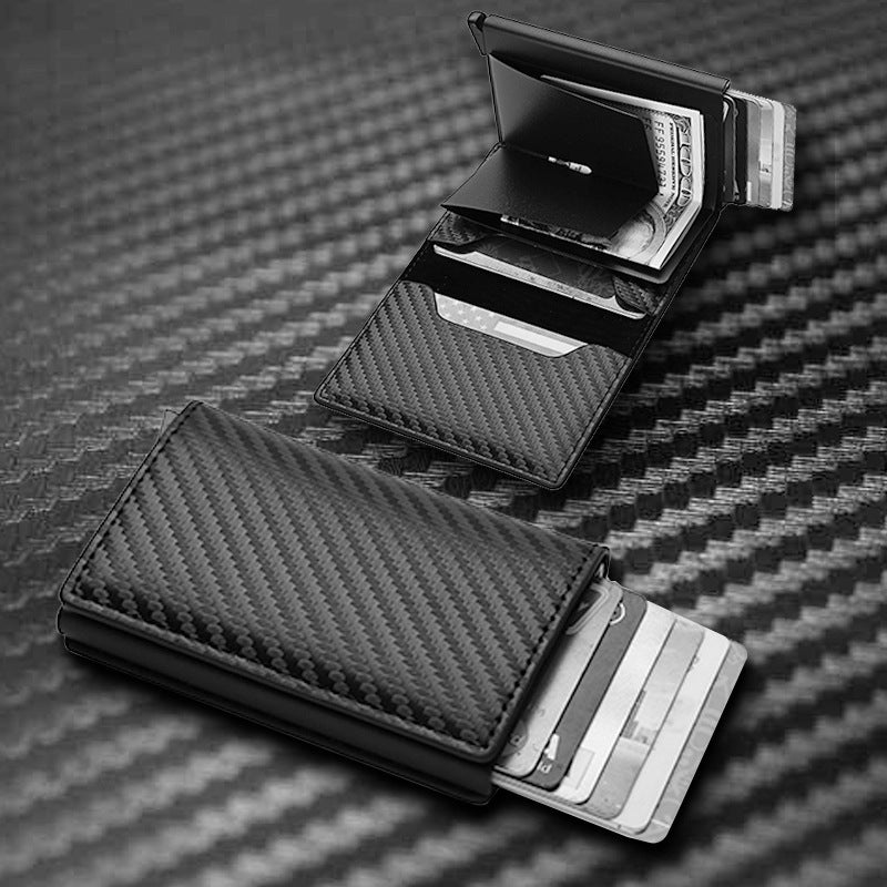 Slim Card Holder Wallet - RFID Blocking Secure Credit Card