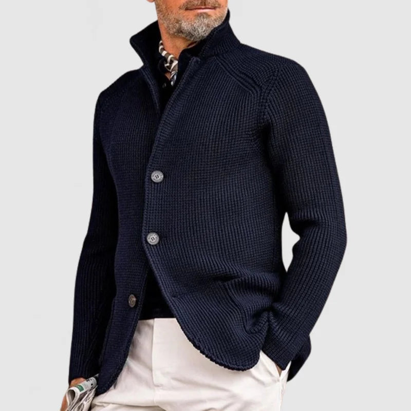 Fashionable Knitted Sweater Men's Coat
