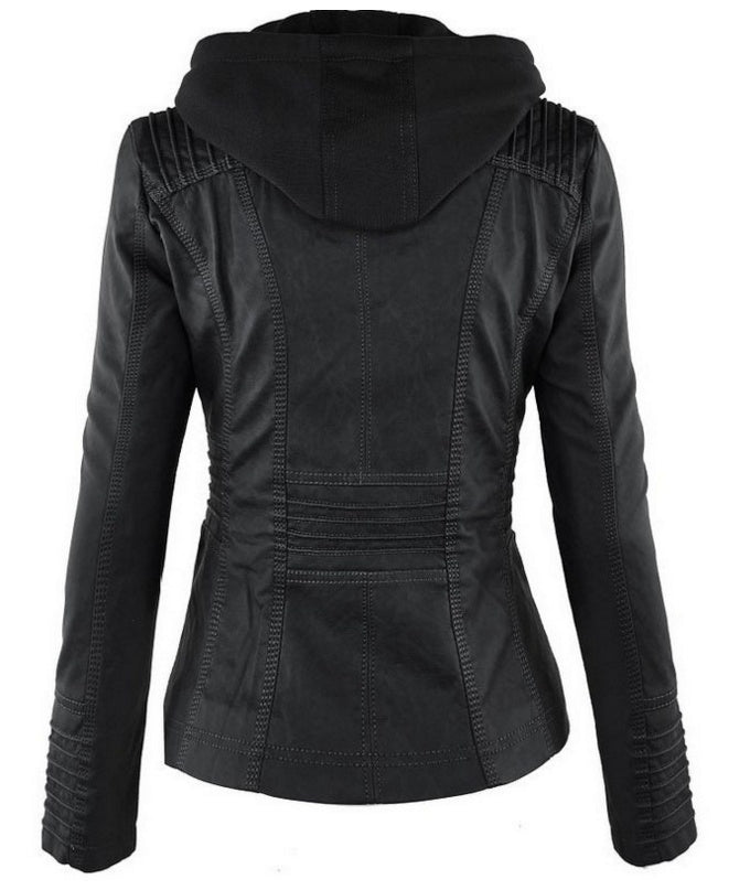 Veste d'été en cuir pour femme