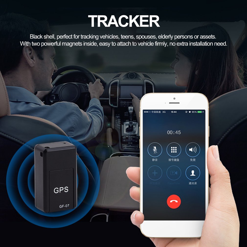 Compact GPS Tracker – Rechargeable & Magnetic for Vehicles/Assets