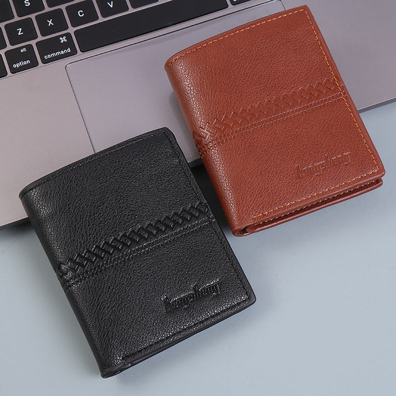 Men's Leather Wallet - Compact & Durable