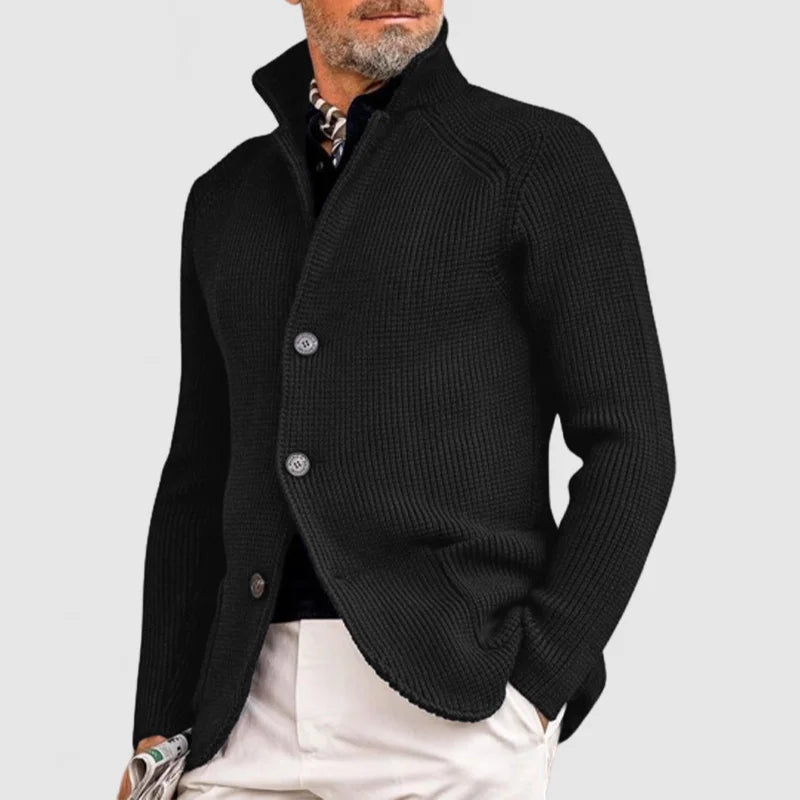 Fashionable Knitted Sweater Men's Coat