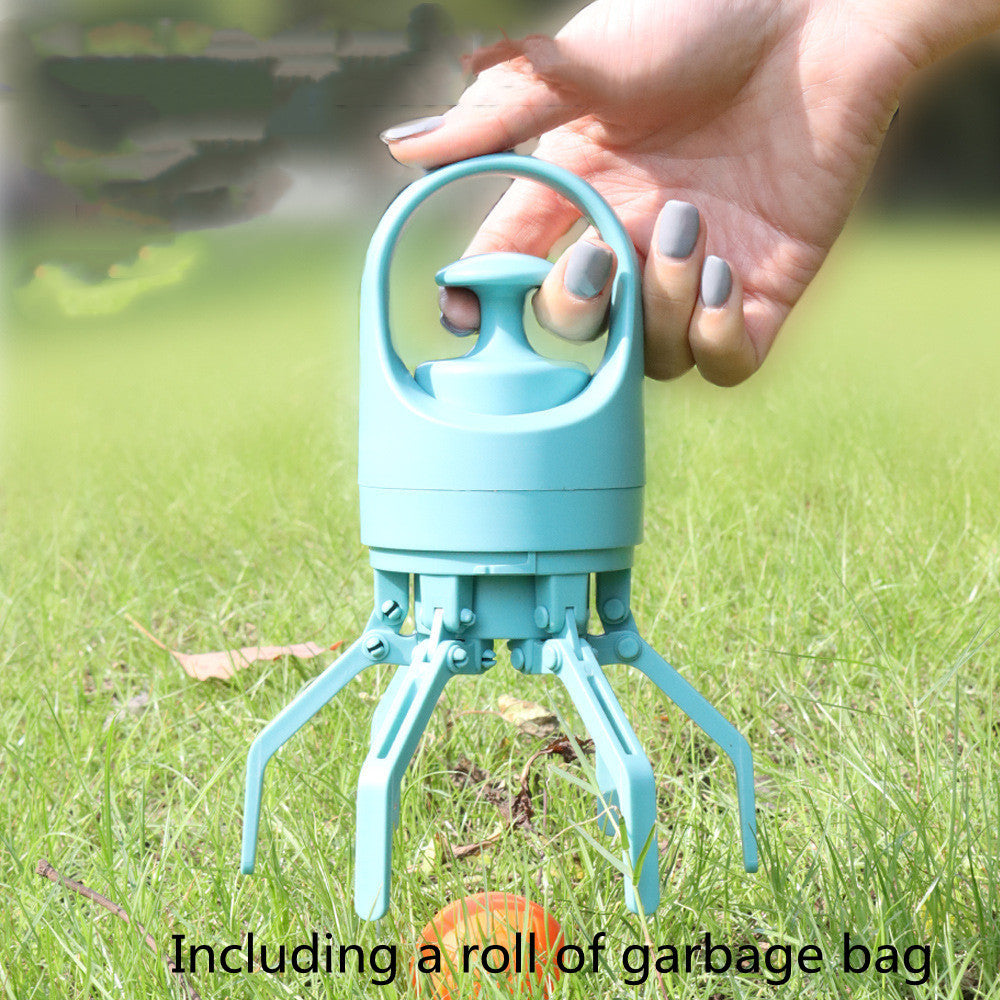 Dog Poop Grabber Tool – Hands-Free Cleanup for Walks/Hiking
