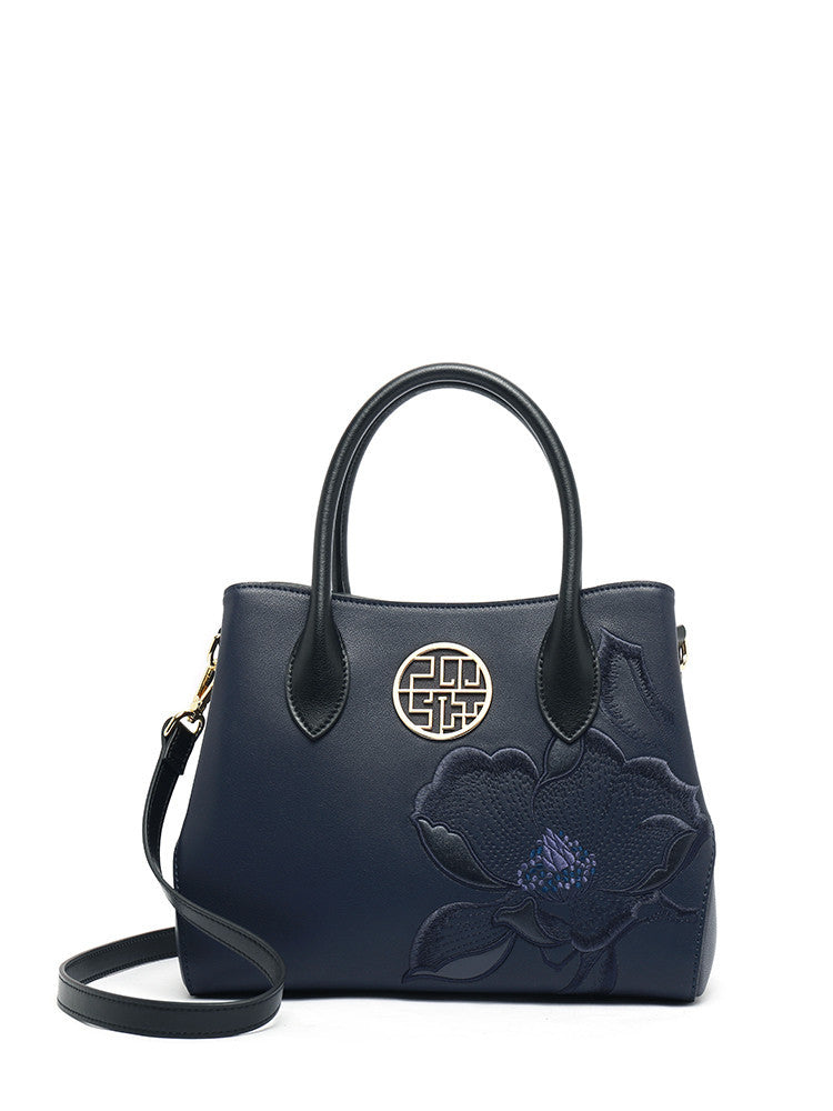 Genuine Cowhide Leather Crossbody Bag – Premium Two-Layer Craftsmanship