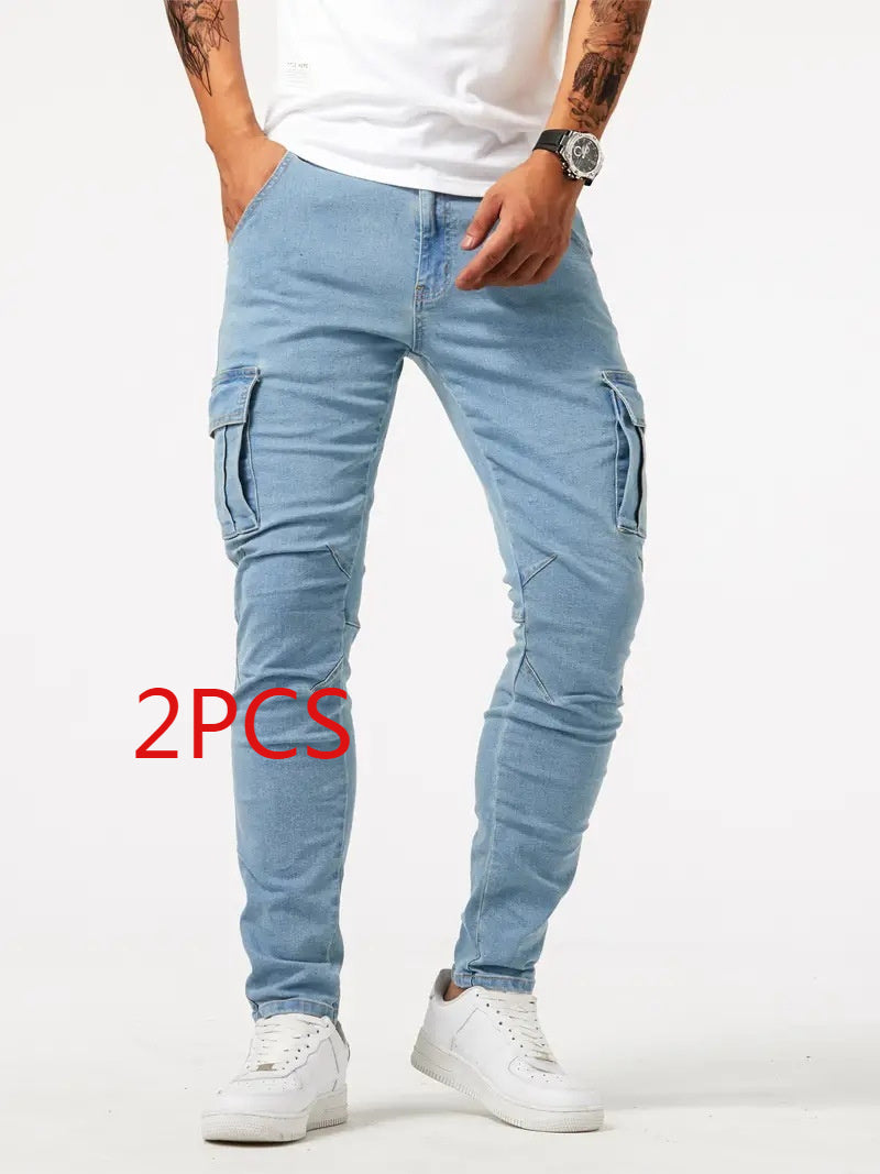 Pantalon cargo slim fit