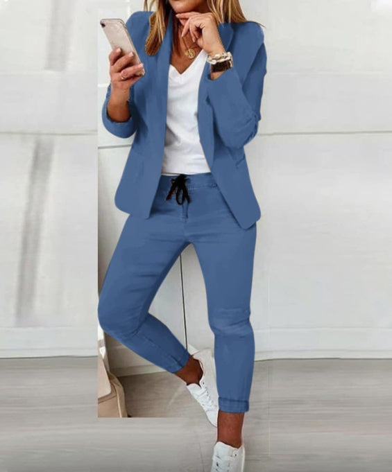 Ladies Elegant & Comfortable Blazer + Pants Set