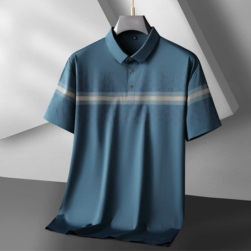 Business Men's Polo Shirt Breathable T-shirt