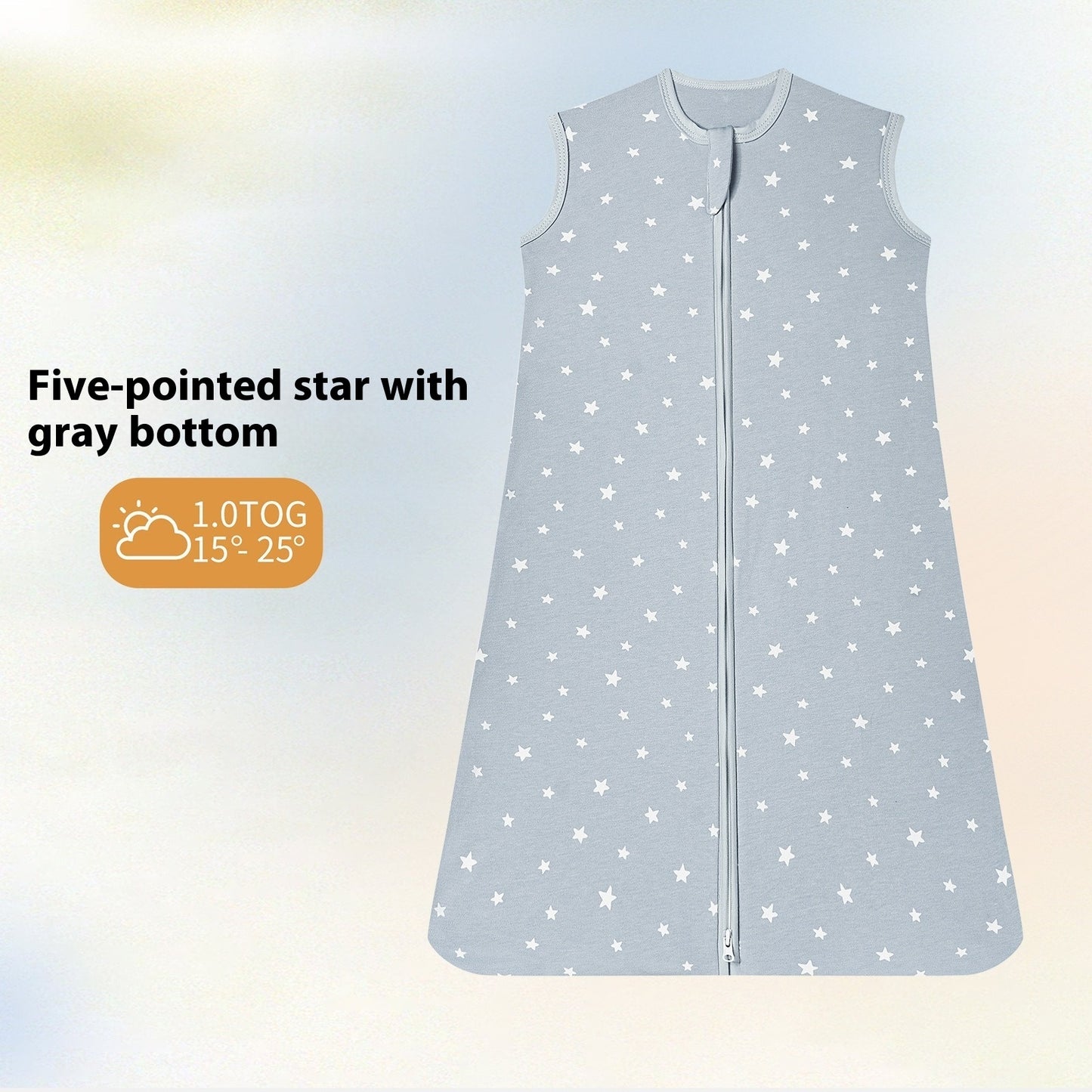 Cozy Vest-Style Baby Sleeping Bag – Anti-Kick, Anti-Startle & Breathable