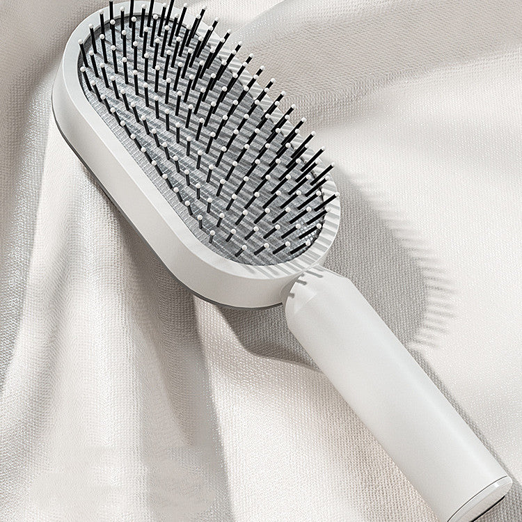 Self-Cleaning Hair Brush – One-Button Hair Removal & Easy Maintenance