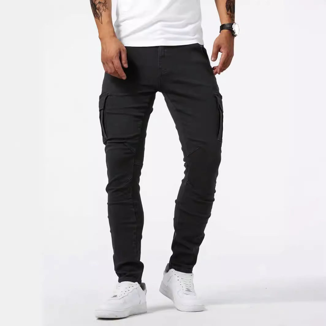 Pantalon cargo slim fit