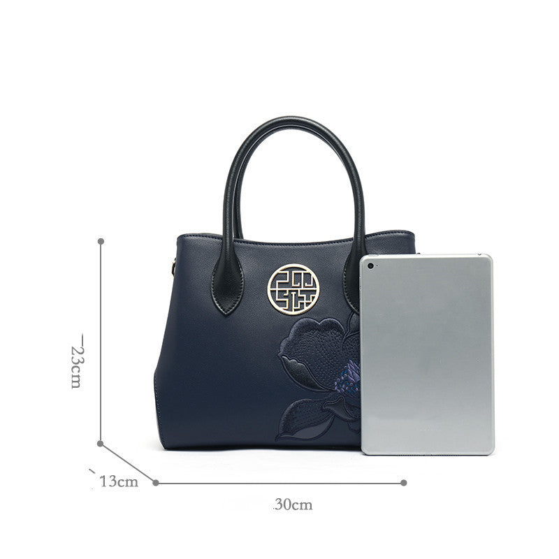 Genuine Cowhide Leather Crossbody Bag – Premium Two-Layer Craftsmanship
