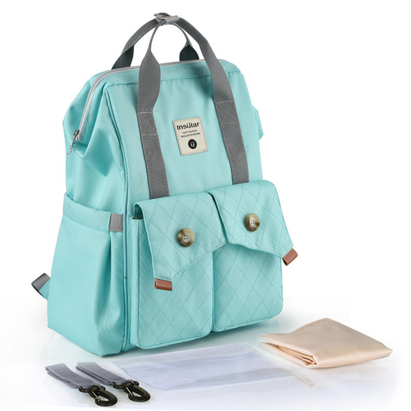 Versatile Mommy Backpack – Spacious 9kg Capacity Diaper Bag