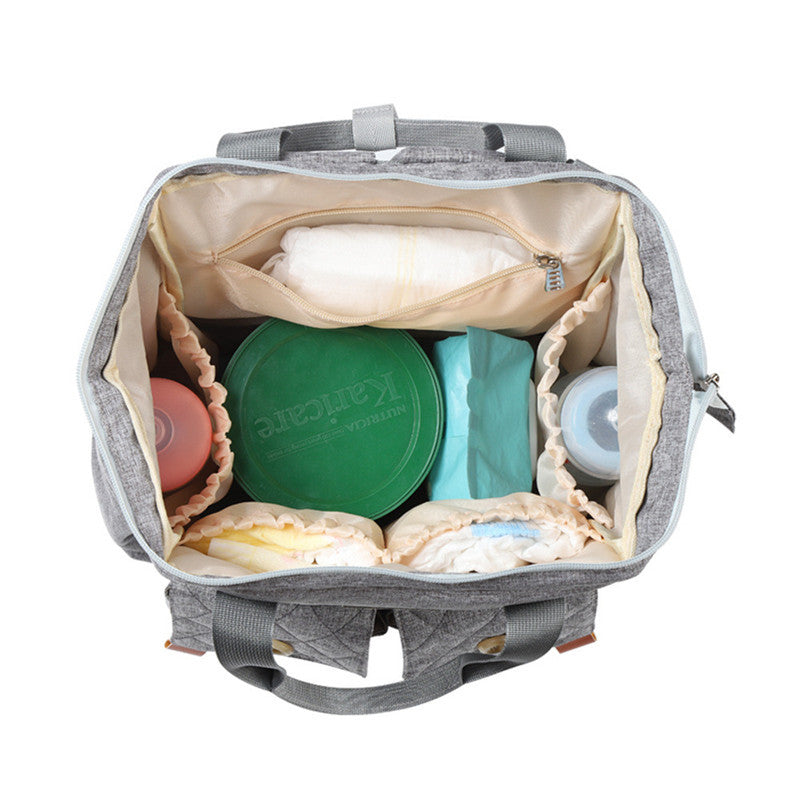 Versatile Mommy Backpack – Spacious 9kg Capacity Diaper Bag