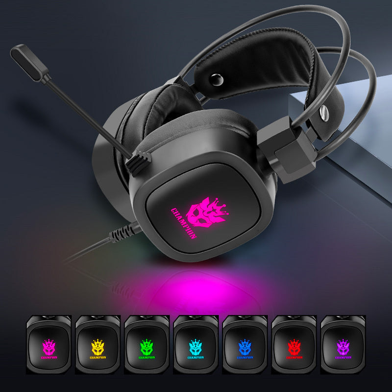 Wired Gaming Headphones – Noise-Isolating Over-Ear Headset with Mic