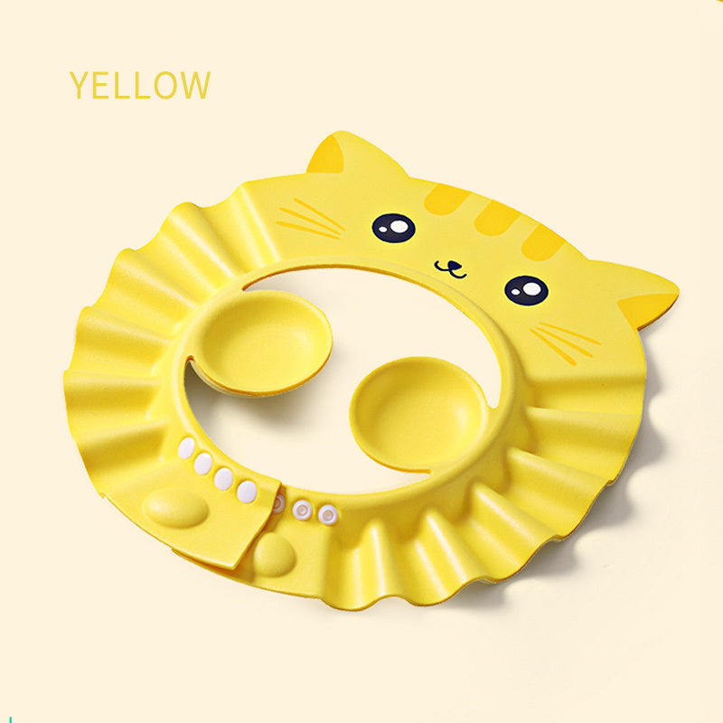 Waterproof Baby Shampoo Cap - Adjustable Ear Protection for Bath Time