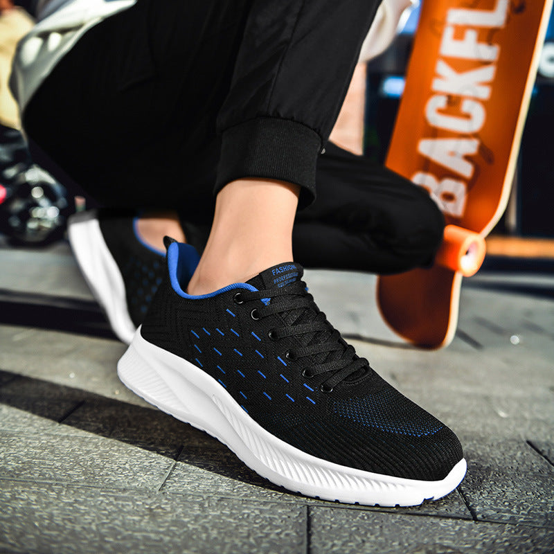 Men’s Ultralight Running Shoes – Breathable Flyknit Sneakers for Sports & Casual Wear