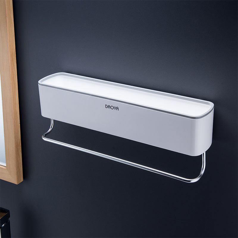 Scandinavian Bathroom Shelf – No-Drill Ceramic Tile Organizer