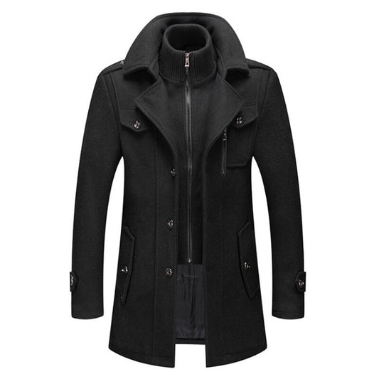 Two-piece winter coat for men