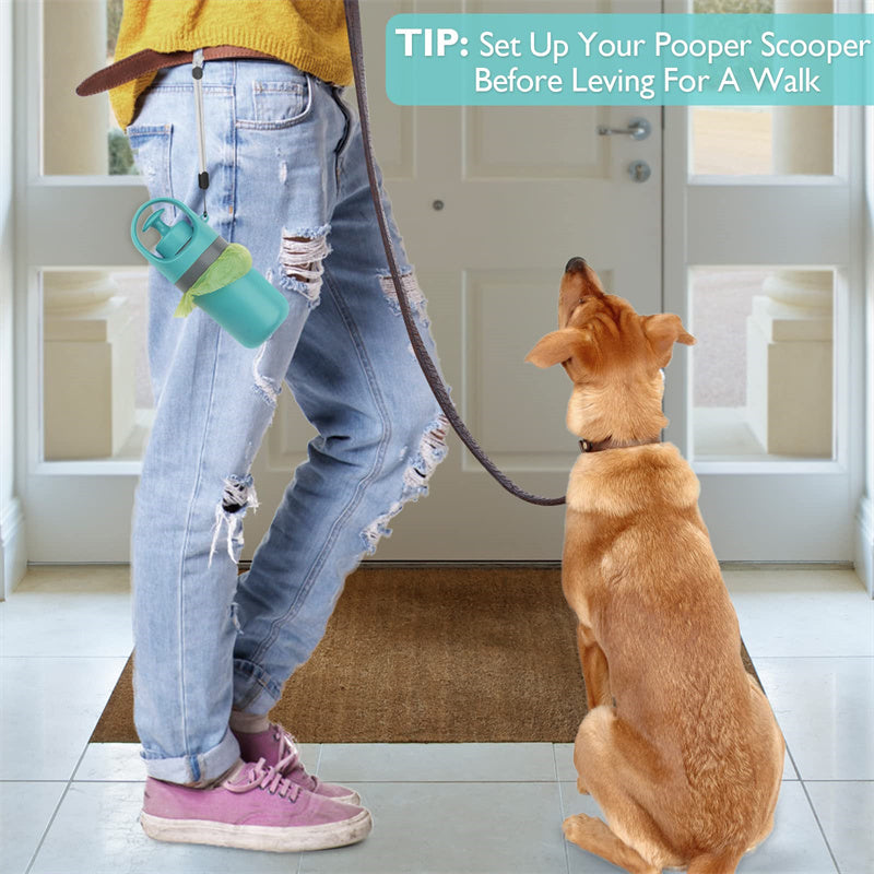 Dog Poop Grabber Tool – Hands-Free Cleanup for Walks/Hiking