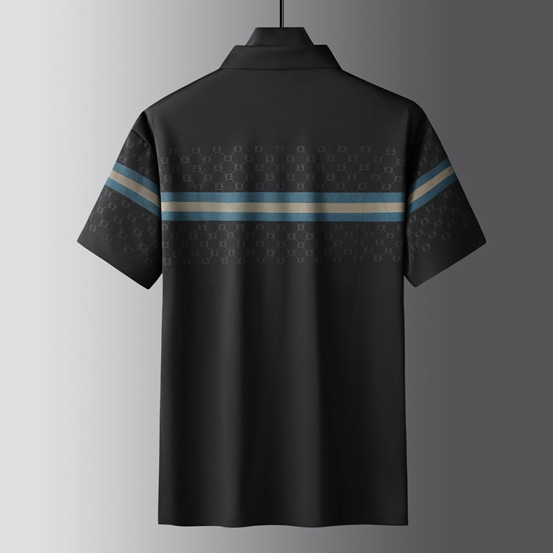 Business Men's Polo Shirt Breathable T-shirt