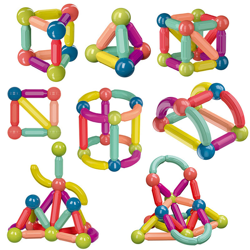Magnetic Building Blocks Set – STEM Educational Construction Toys for Kids and Toddlers