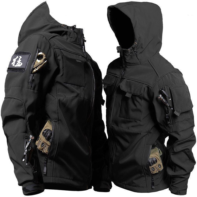 Men's All-Weather Outdoor Set - Windproof & Waterproof Softshell