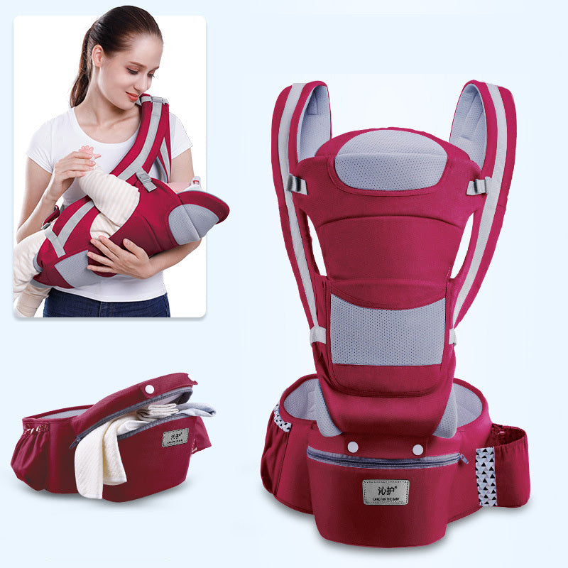 4-in-1 Baby Carrier – Convertible Hip Seat & Backpack (0-48 Months)
