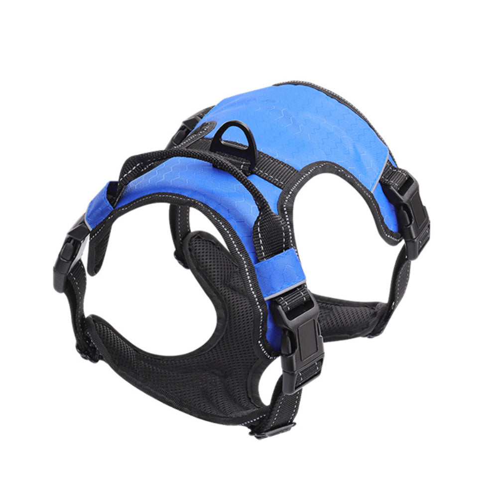 Adjustable Reflective Harness - Vest-Style Dog Leash for Small & Large Breeds