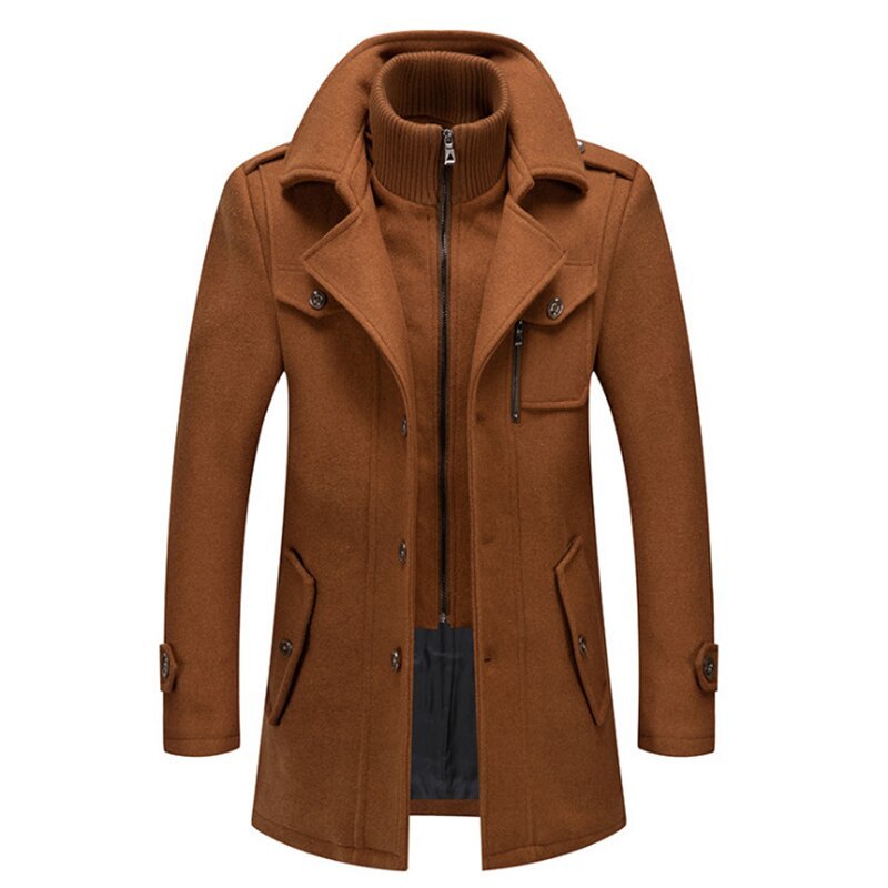 Two-piece winter coat for men
