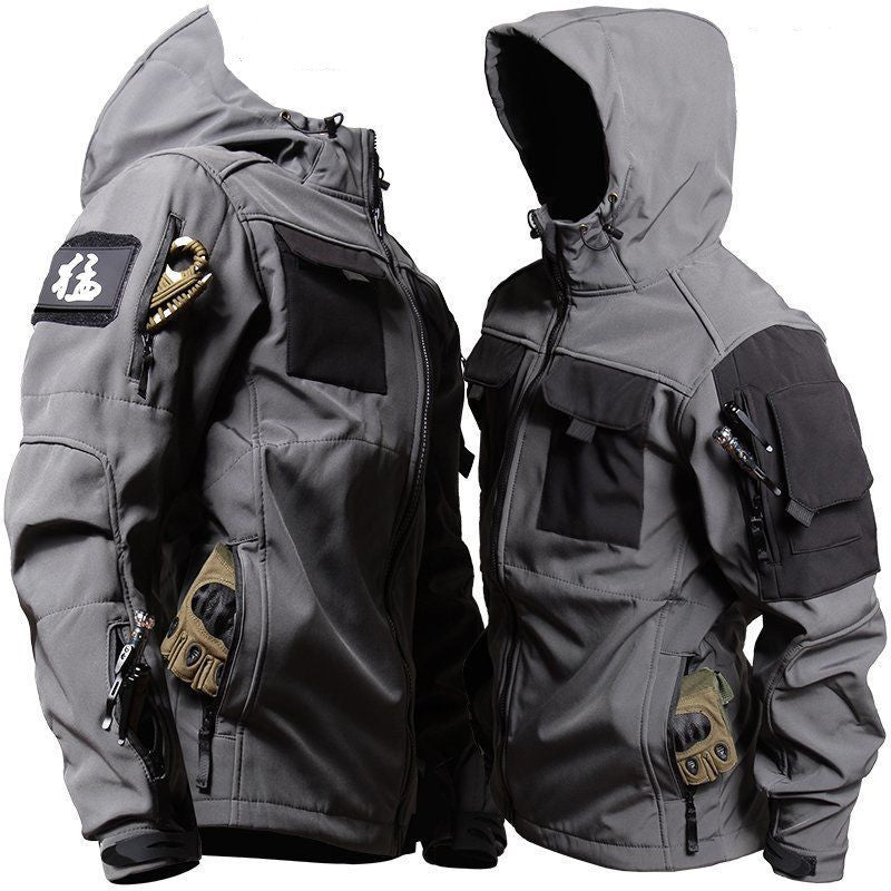 Men's All-Weather Outdoor Set - Windproof & Waterproof Softshell