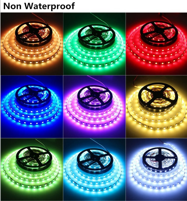 LED Light Strips - Different Color Lights 3m