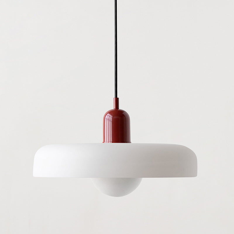 Modern Stained Glass Pendant Lamp – Bauhaus-Inspired Design for Stylish Interiors