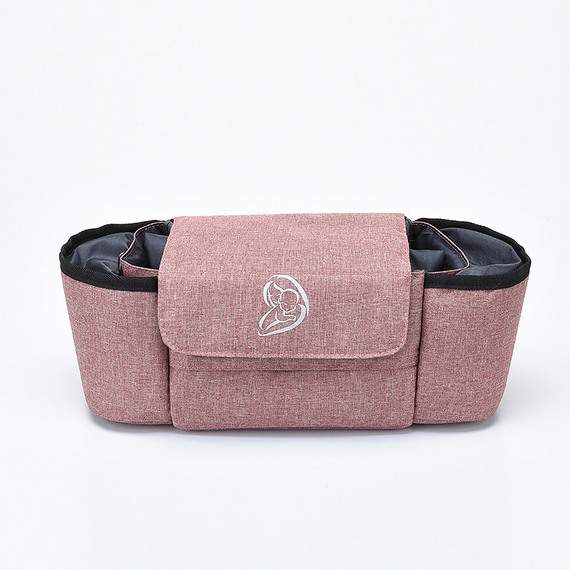 Multifunctional Stroller Organizer – Diaper Bag & Cup Holder for Parents