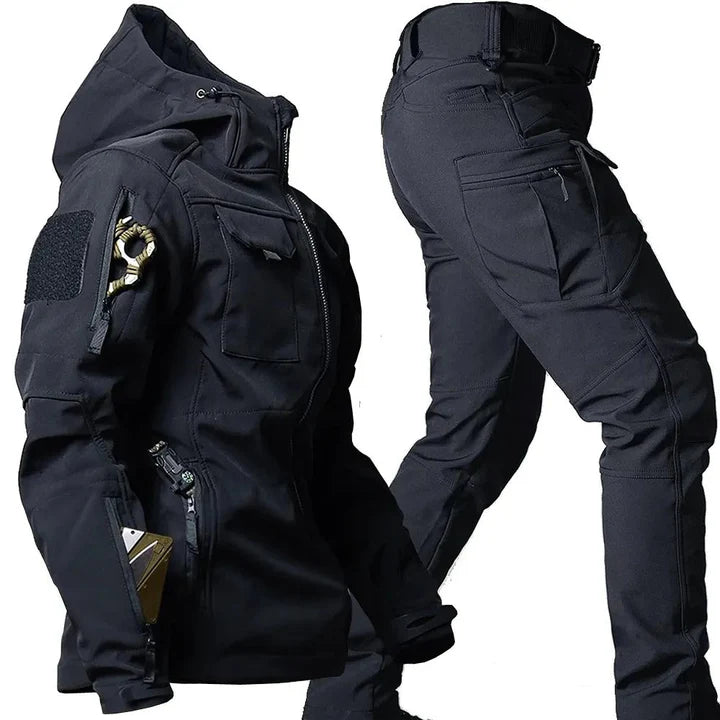 Men's All-Weather Outdoor Set - Windproof & Waterproof Softshell