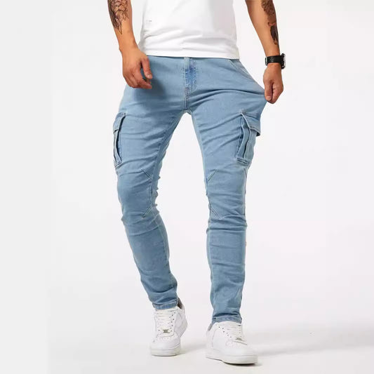 Pantalon cargo slim fit