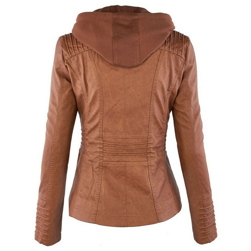 Veste d'été en cuir pour femme 