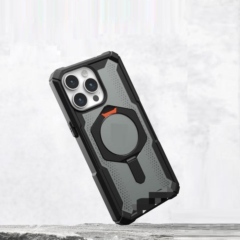 Magnetic Suction iPhone Case - Anti-Drop Protective Cover with Mounting Bracket