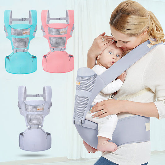 Multifunctional Baby Waist Carrier – Convertible Sitting Stool & Hands-Free Holder