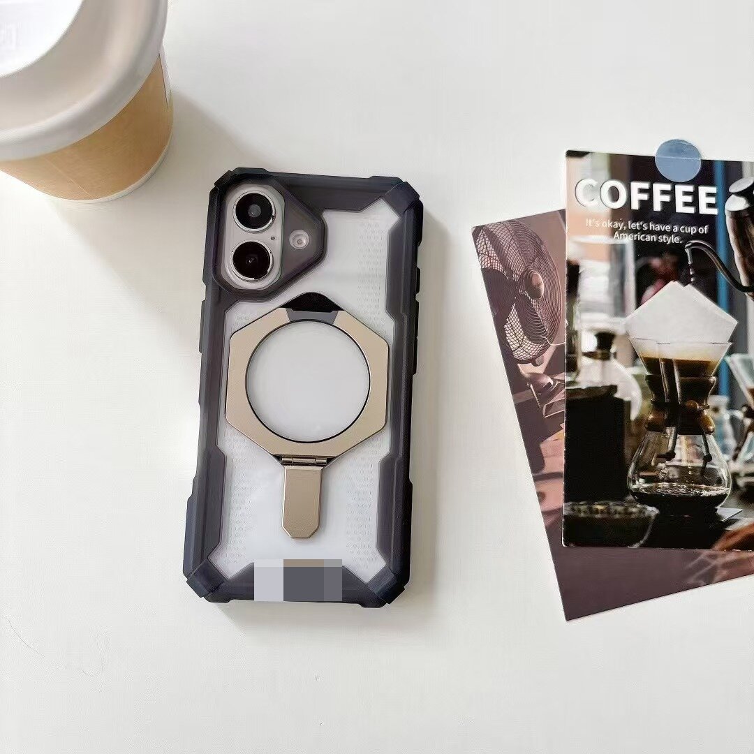 Magnetic Suction iPhone Case - Anti-Drop Protective Cover with Mounting Bracket