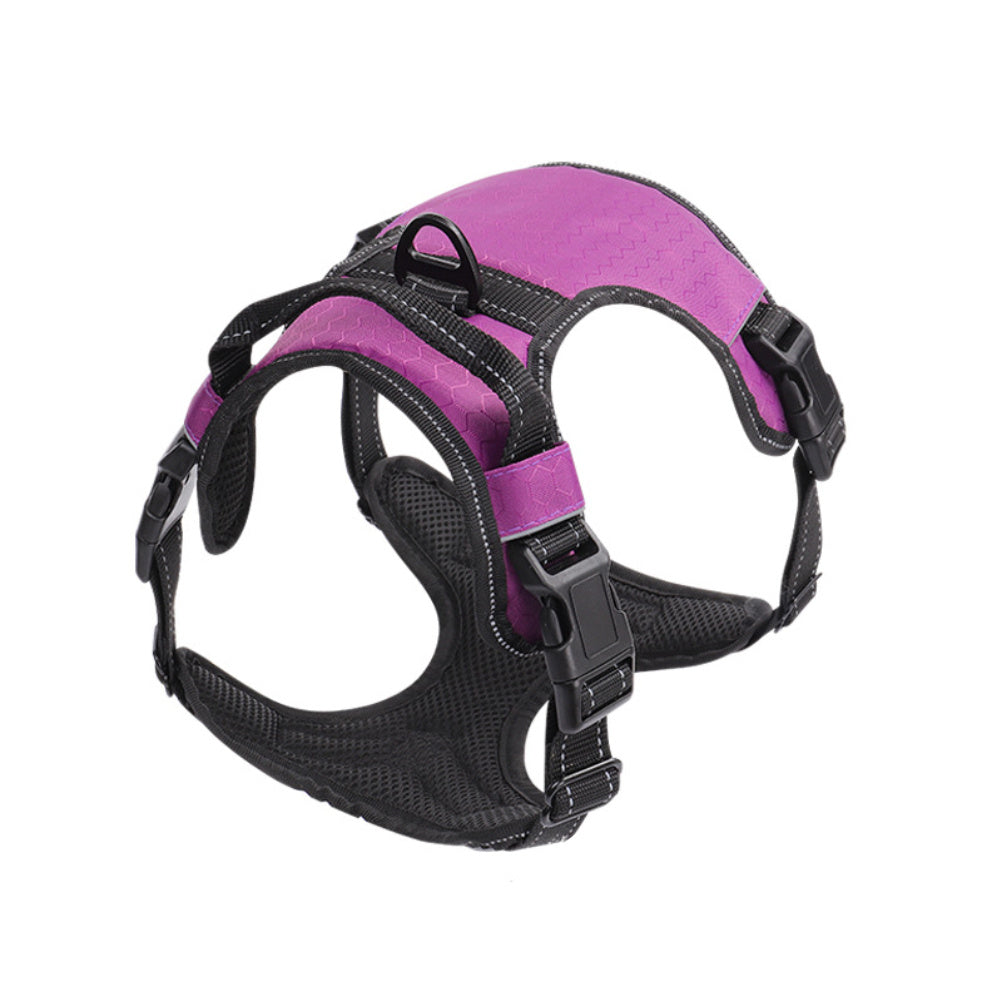Adjustable Reflective Harness - Vest-Style Dog Leash for Small & Large Breeds
