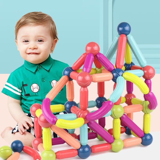 Magnetic Building Blocks Set – STEM Educational Construction Toys for Kids and Toddlers
