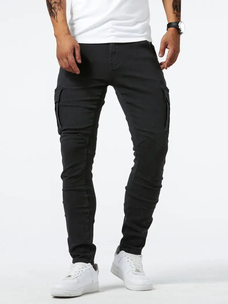 Pantalon cargo slim fit