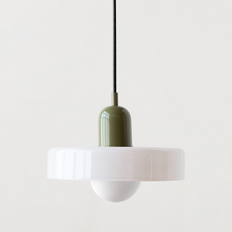 Modern Stained Glass Pendant Lamp – Bauhaus-Inspired Design for Stylish Interiors