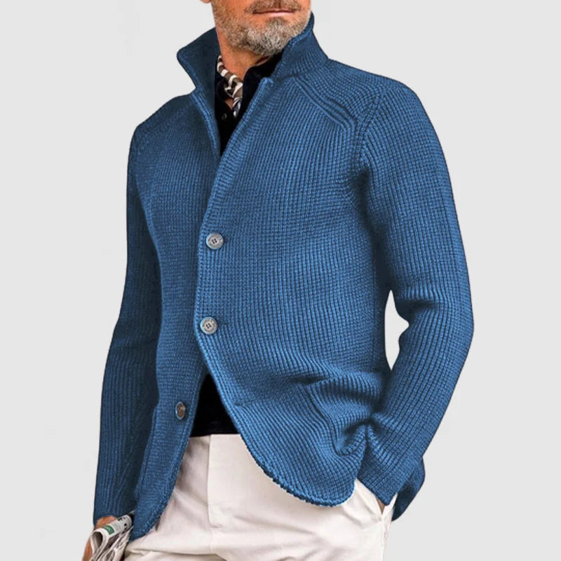 Fashionable Knitted Sweater Men's Coat